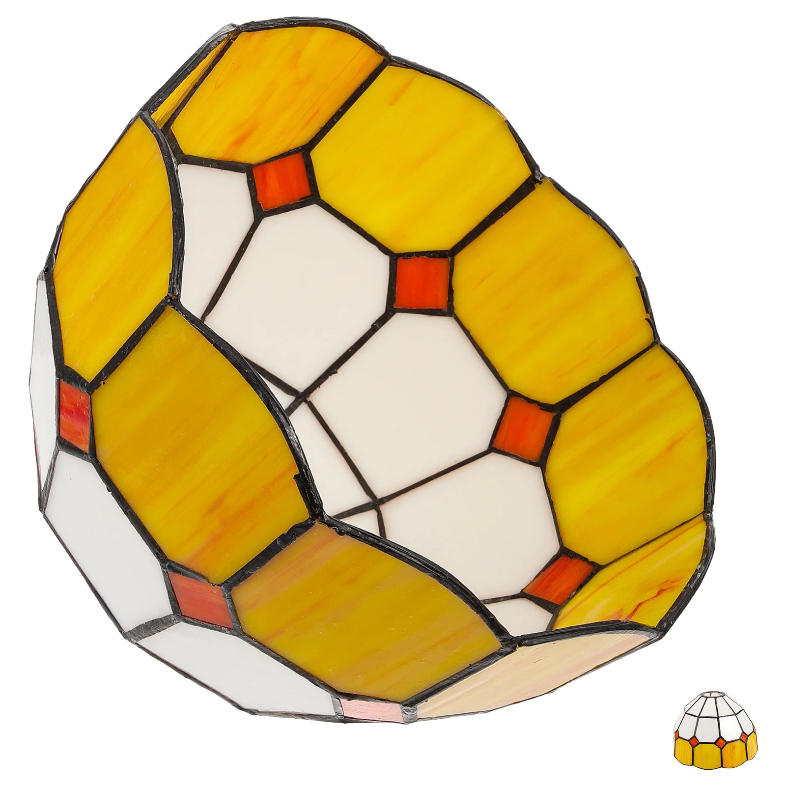 Lampenschirm aus Glas, Kronleuchter-Lichtabdeckung, Ersatz, E27, Premium-Material, sicher, praktisch, gut berührendes Gefühl, Heimdekoration