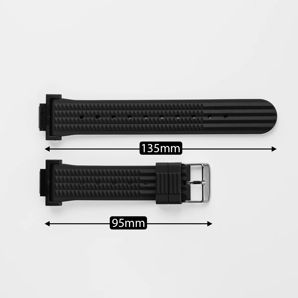 FKM Rubber Waffle Watch Strap for Casioak GA2100 DW5600 5000 5030 Sports Bracelet Fast Release Watchbands Accessories view 6
