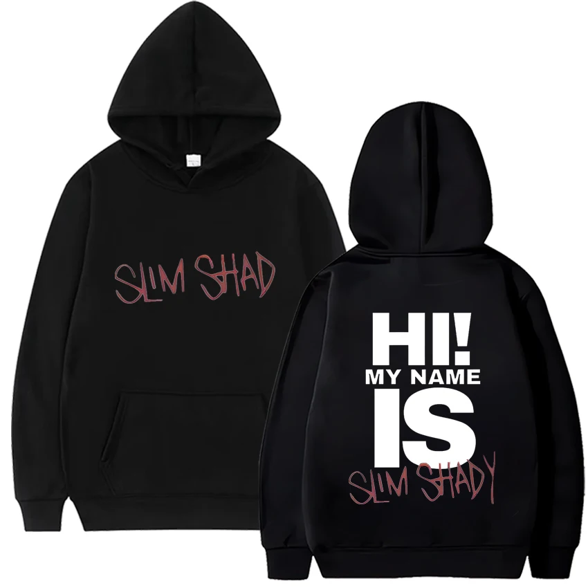 

Eminem Slim Shady Hoodies Sudaderas Con Capucha Long Sleeve Men Women Sweatshirts with Hooded Sudaderas Fleece Pullovers