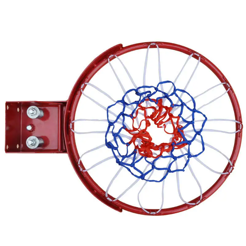 Breakaway Basketball Rim with Buffer Structure for Basketball Court
