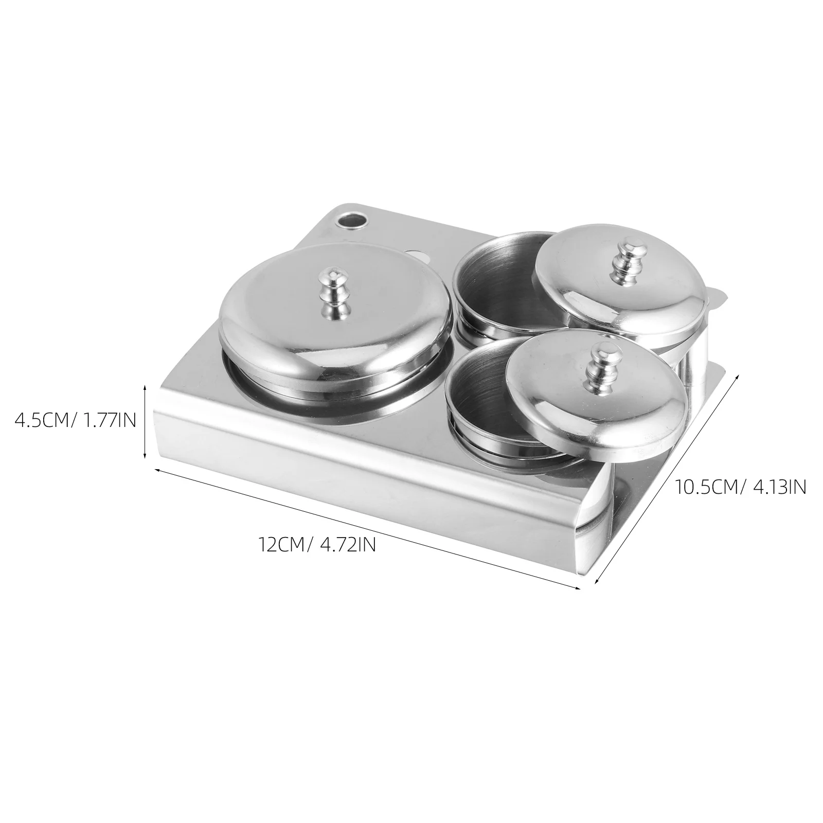 3Pcs Crystal Nail Cup Manicures Liquid Container Acrylic Powder Mixing Portable Space Saving Nail Art School Artist Personal