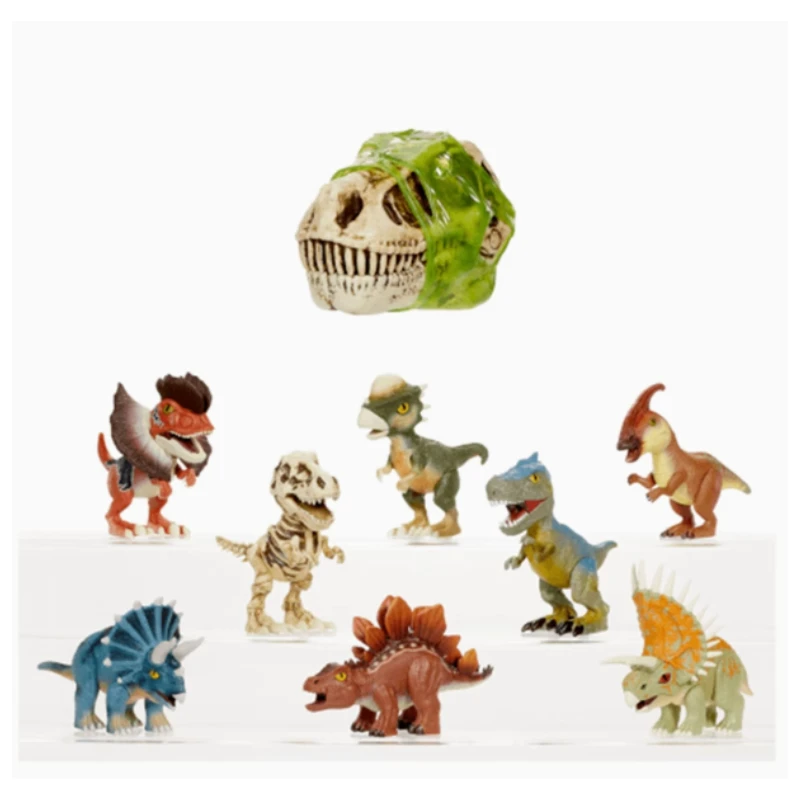 Original MGA Gross MOS Dinosaur Skull Decryption Fossil Skeleton Assembly Slime Boy Toys Holiday Gifts for Children