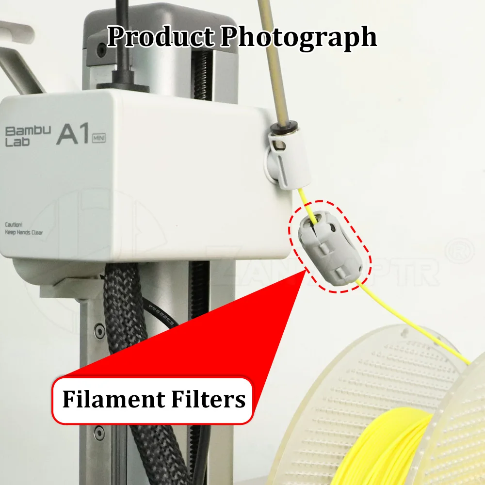 Filament Reiniger Filament Filter Staub Entfernung Flamme Schaum Sauber Blöcke 3d Drucker Zubehör für bambulab Creality a6 a8 cr-10