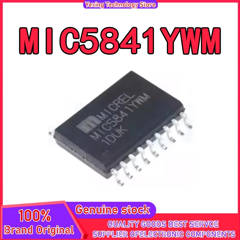 

5 шт. MIC5841YWM MIC5841BWM MIC5841 SOP18 8-битный чип драйвера нагрузки с защелкой последовательного входа