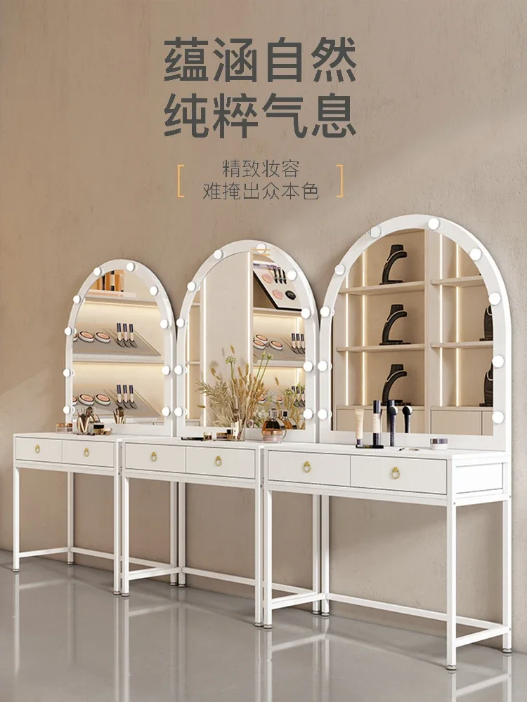 

Modern simple dressing table makeup artist special makeup table Internet celebrity studio professional beauty salon