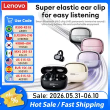 Choice Lenovo LE302 OWS 이어 클립 무선 이어폰 낮은 대기 시간 HD 통화 Bluetooth 헤드폰 HiFi 음악 스포츠 패션 이어 버드
