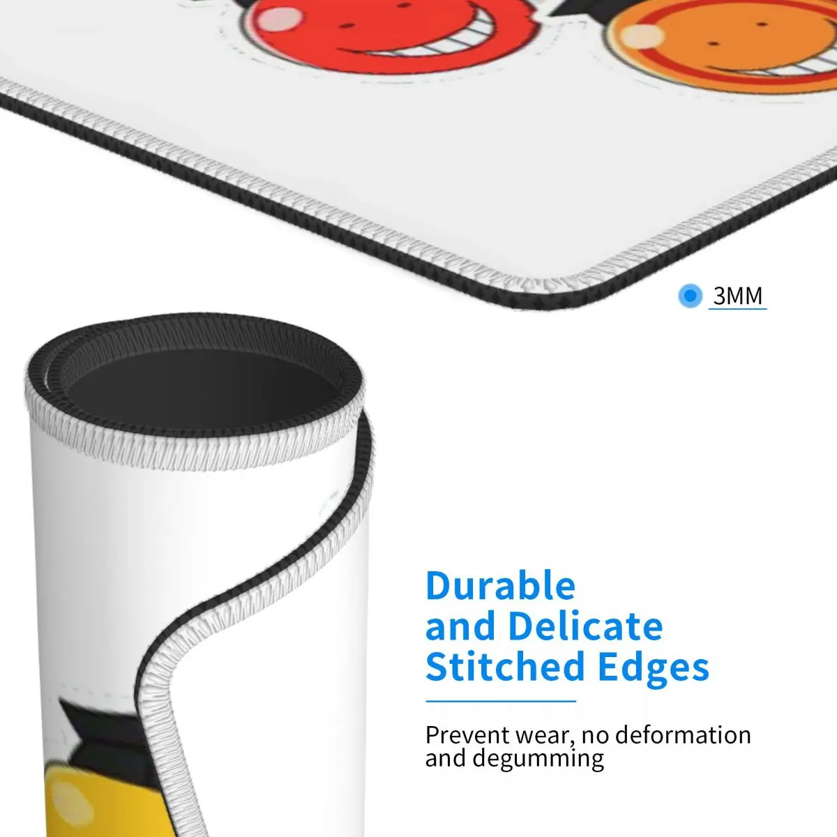 Alfombrilla de ratón Assassination Classroom Octopus Koro Sensei, alfombrilla para teclado de ordenador, alfombrilla para ratón, Gamer, PC, portátil, escritorio, alfombrillas para mesa de oficina