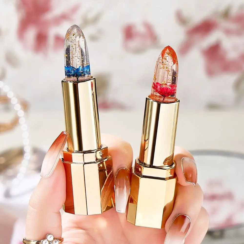 Moisturizing Temperature Color Change Lipstick Waterproof Nourishing Shimmer Jelly Lips Gloss Hydration Autumn Winter