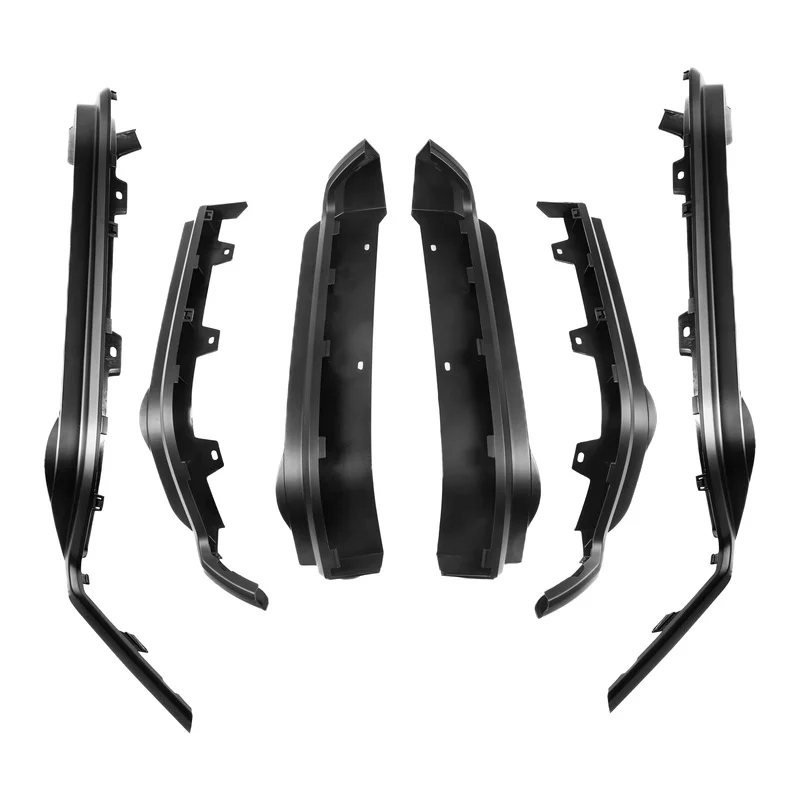 High Quality Offroad Black Fender Guard Widened Wheel Eyebrow Protector Fender Flare Extensions Body Kit 4X4 Accessories Fit For