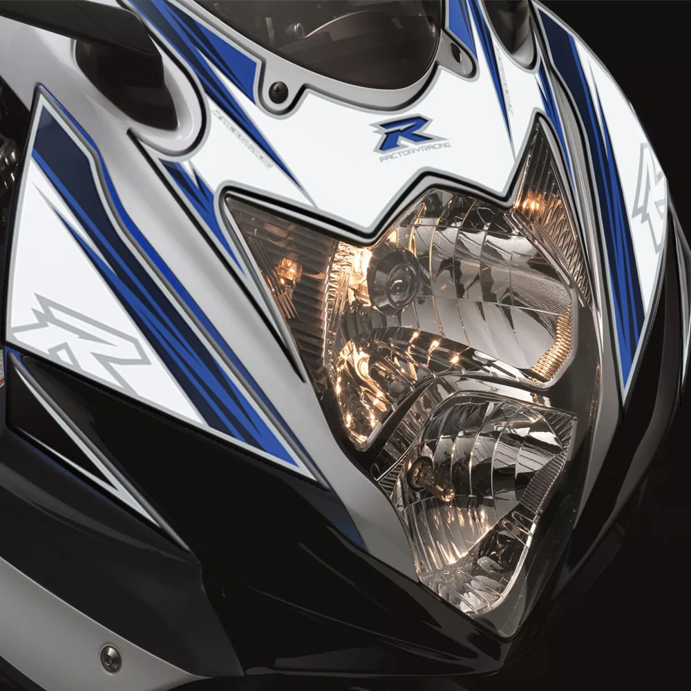 

3D гелевая защитная наклейка на передний дефлектор для мотоциклов Suzuki GSX-R GSXR 600 750 2011-2017, комплект для защиты лакокрасочного покрытия