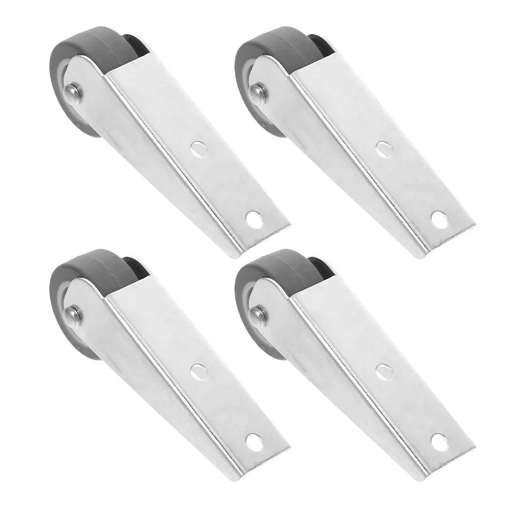 

4pcs Door Bottom Wheels High Load Bearing Rollers For Wooden Doors Anti-Droop Sliding Barn Door Hardware Gate Caster Replacement