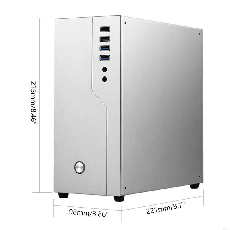 FH01 HTPC per caso FATTORE PICCOLO MINI-ITX per Case Alluminio Computer HO W8EC