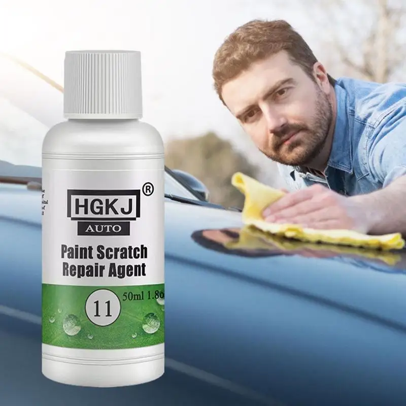 HGKJ 11 Car Scratche Repair Polishing Wax Paint Care Restorer Slight Scratch Solution Remover Repair Agent Polishing Paste Wax