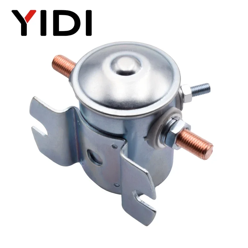 Universal High Current Car Electric Winch Solenoid Motor Starter Relay 12V 24V DC 4 Terminals Fit Golf Cart Forklift Marine
