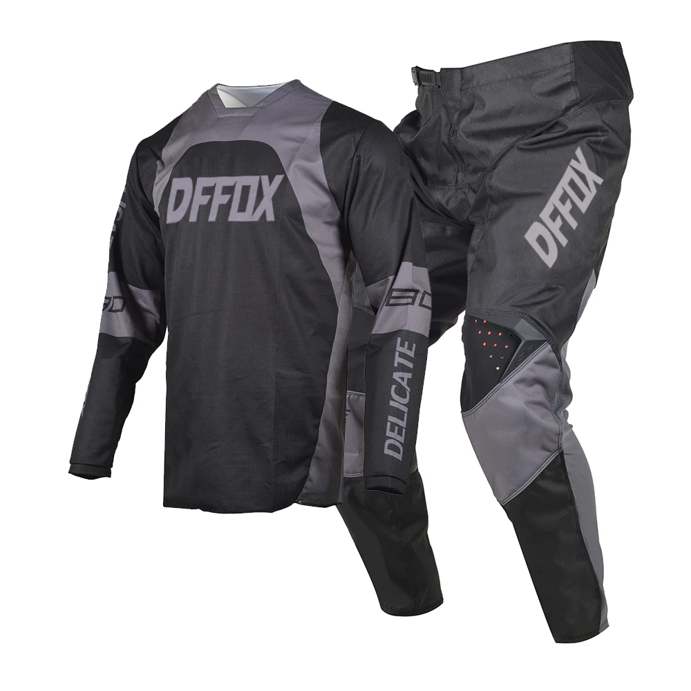 DFFOX MX Jersey and Pants Combo Dirt Bike Motocross Motorcycle Offroad Racing SX DH MTB Enduro Suit Men's Gear Set