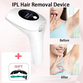 Professionele permanente laser-epilator IPL-ontharing voor het hele lichaam, Depilator Remover Permanente apparaten voor thuisgebruik voor vrouwen