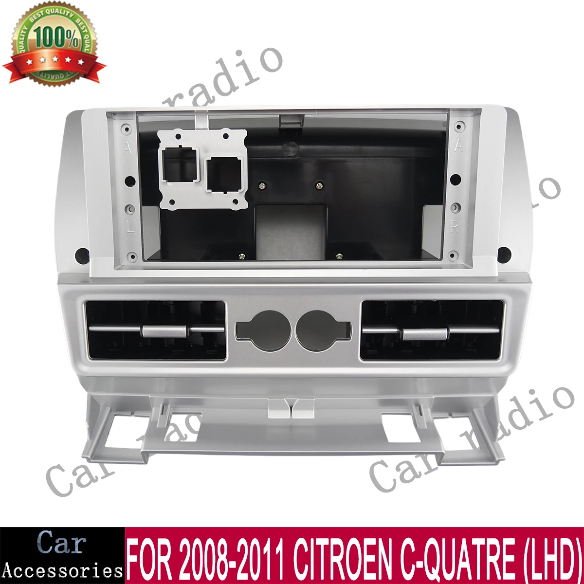 

For 2008-2011 CITROEN C-QUATRE (LHD) 12.3 Inch Car Radio Android Stereo Frame Player Head Unit Fascia Panel Dash Board Cover