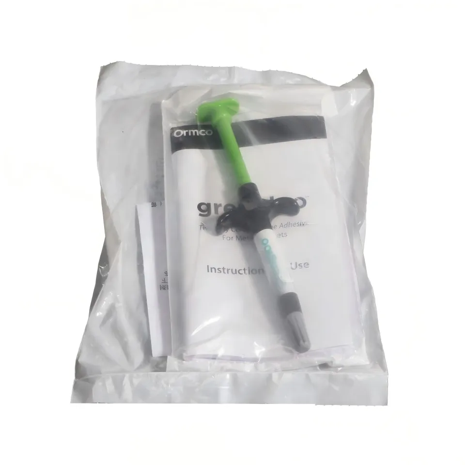 

Ormco Grengloo Orthodontic Adhesive Light Cure Bracket Bonding Resin Dental Composite Adhesive for Braces Bonding Ortho Glue 4g