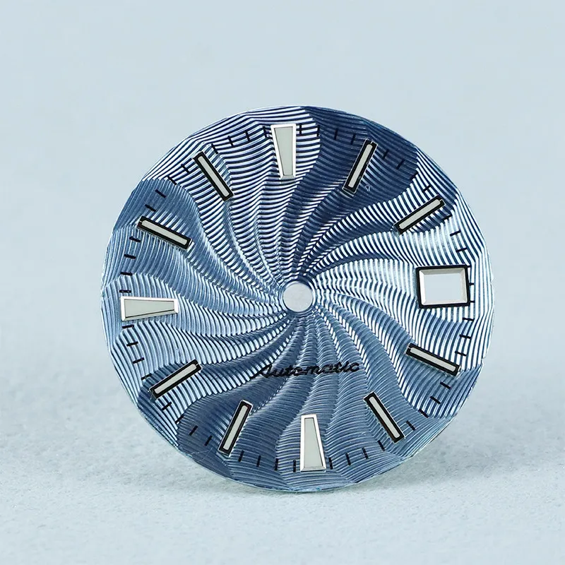 The new 28.5mm twist dial is universal for NH35 movement blue luminous