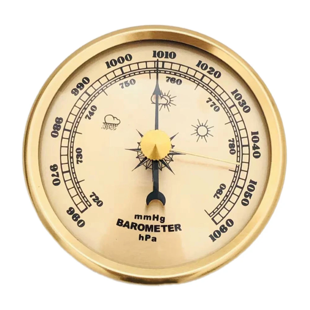 Adjustable Barometer Barometer Indoor Measurement 70mm Weather Measuring Device Air Pressure Measurement Calibrated Barometer