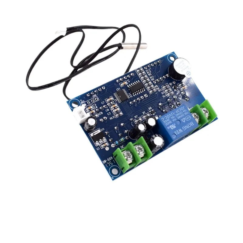 Smart Digital Thermoregulator, Triple Synchronous LED Panel, Upper Lower Threshold Adjustable Temp Control Module for Incubation