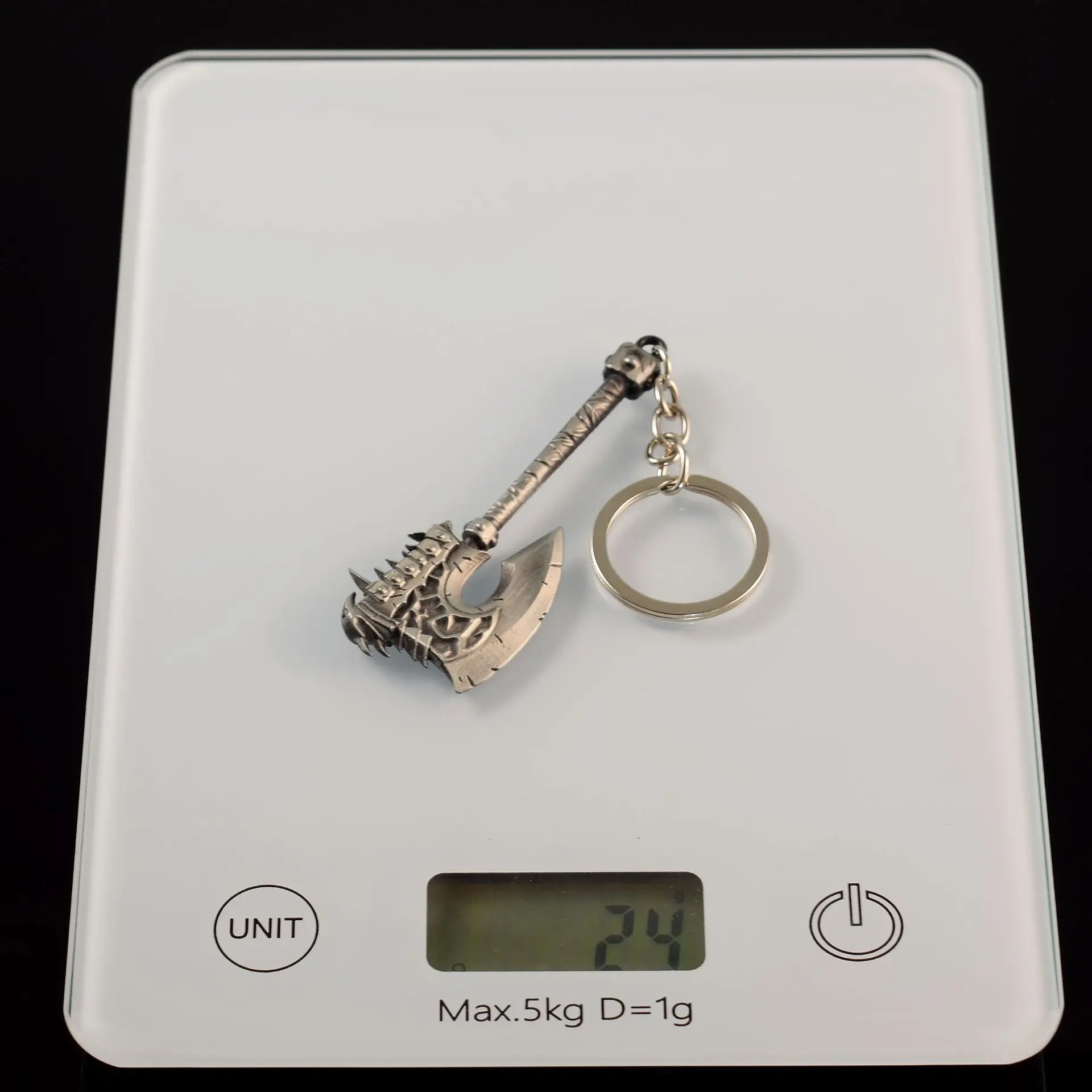 World of Warcraft Gorehowl 9cm Zinc Alloy Keychain Full Metal Collectible Gaming Ornament Horde Decor Model Gift