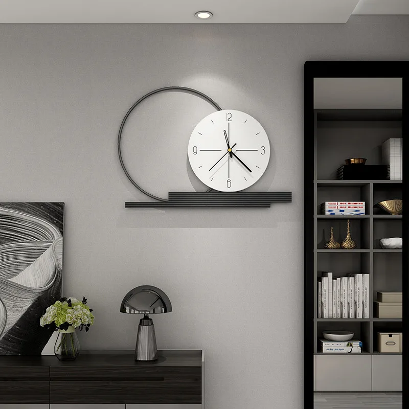 

Silent Wall Clock, Luxury Fashion Light, Household Wall Clock