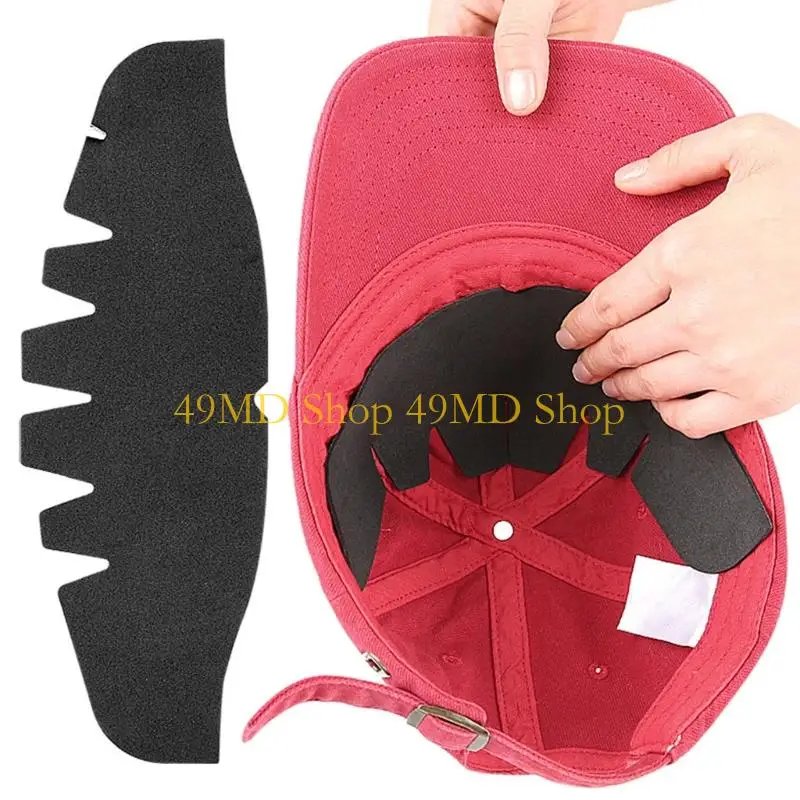 49MD 15PCS Baseball Hat Sweat Guard Forehead Liner Hat Insert Shaper With Absorbent Materials For Daily Use And Sport Wear