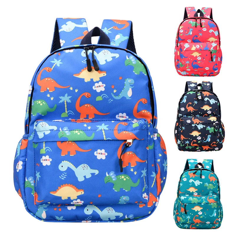 2026 Cute Cartoon Dinosaur Baby Backpacks Kindergarten Schoolbag Children Boys Girls School Bags Adjustable Animals Kid Backpack