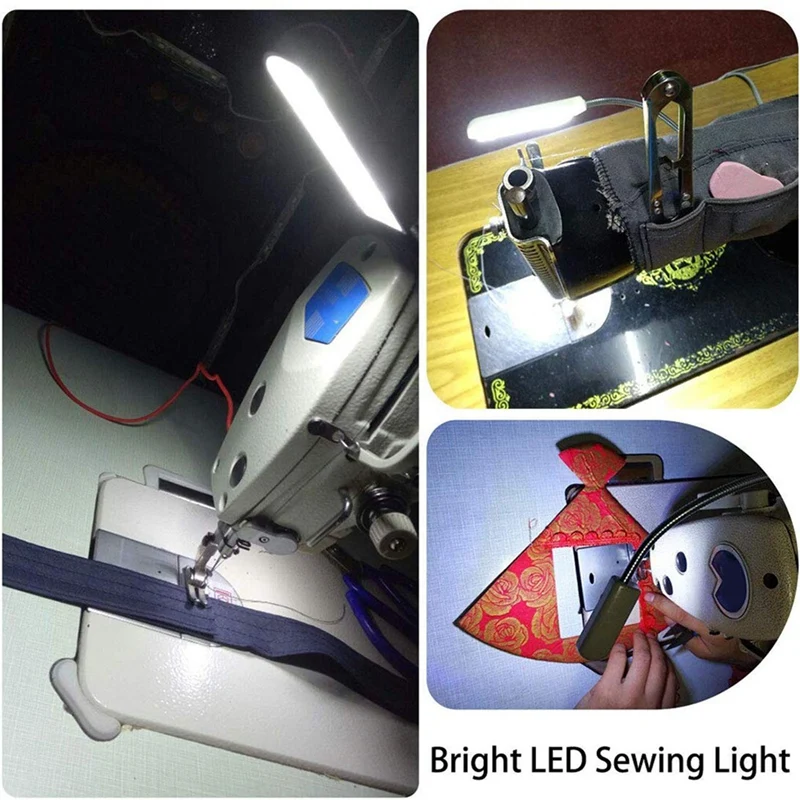 30 LED Sewing Machine Light Sewing Lighting For Workbench Lathe Drill Press Flexible Gooseneck Arm Work Lamp