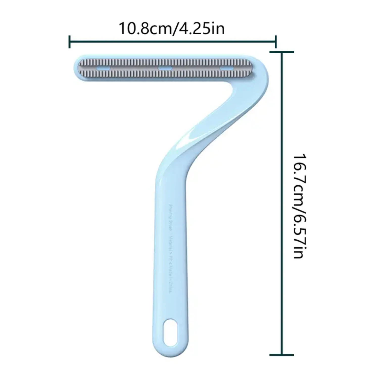 Creative Double-sided Hair Removal Brush for Effortless Clothing Removal - 1pc Beard Barber accsesories Shave brush travel Yaqi