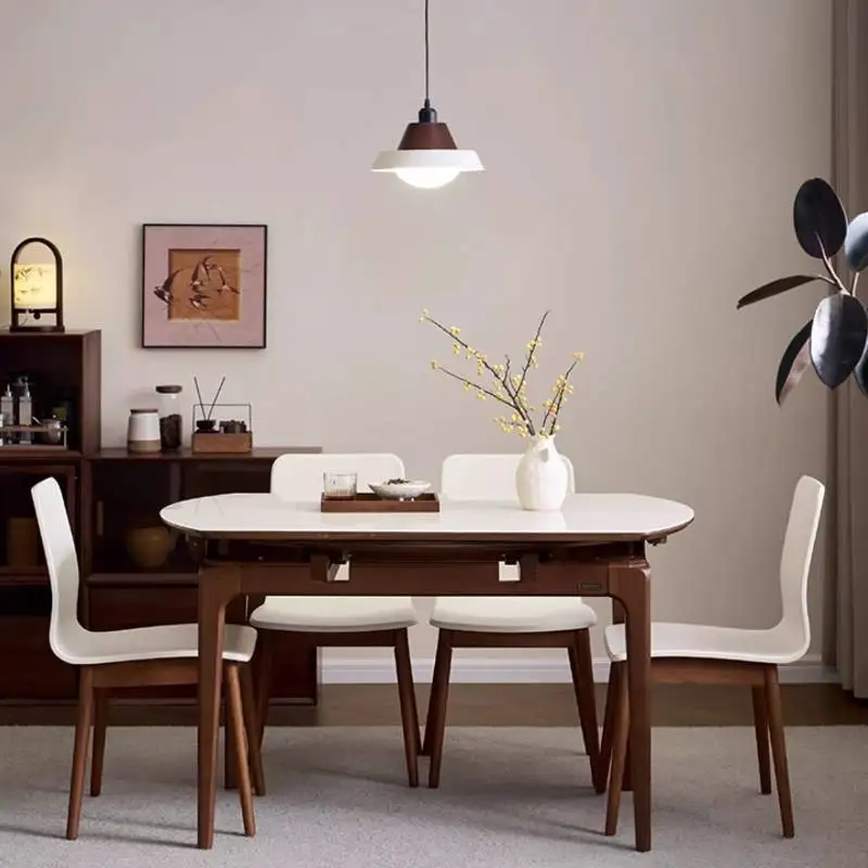 

Restaurant Design Dining Table White Luxury Nordic Living Room Dining Table Conference Modern Mesa Para Cocina Furniture Home