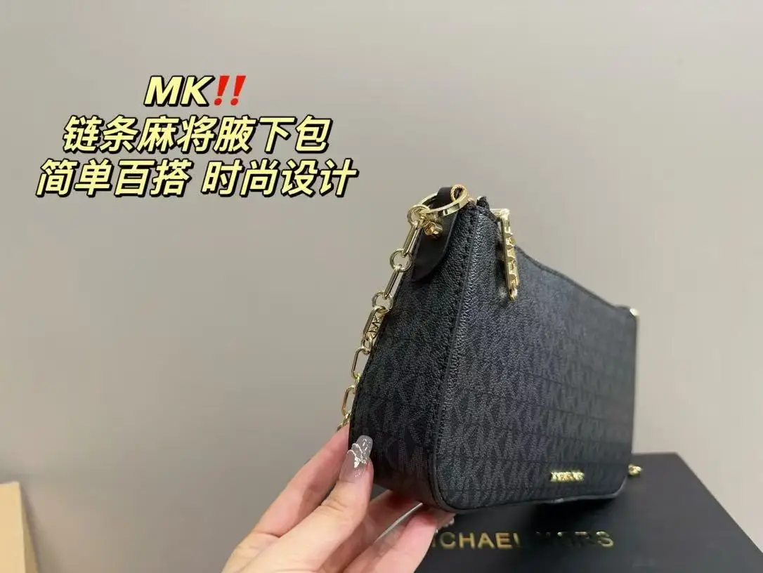 Brand new Michael Kors women's luxury design single-shoulder bag, classic crossbody bag, high quality, suitable for casual trave
