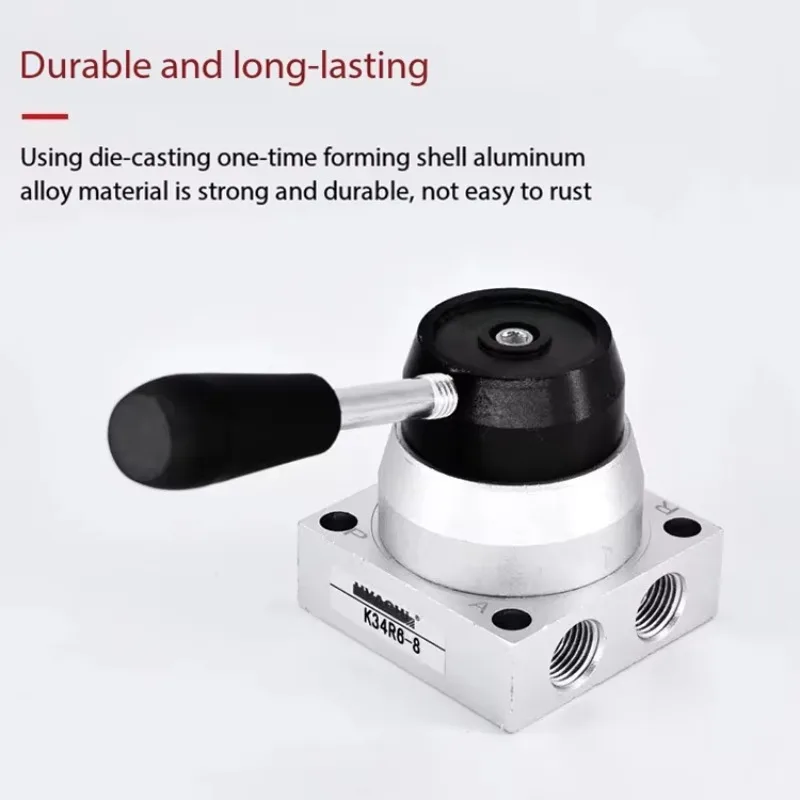 K34R6-8D / K34R6-8 Manual Rotary Valves - Hand-Operated Flow Control Valves for Industrial Systems