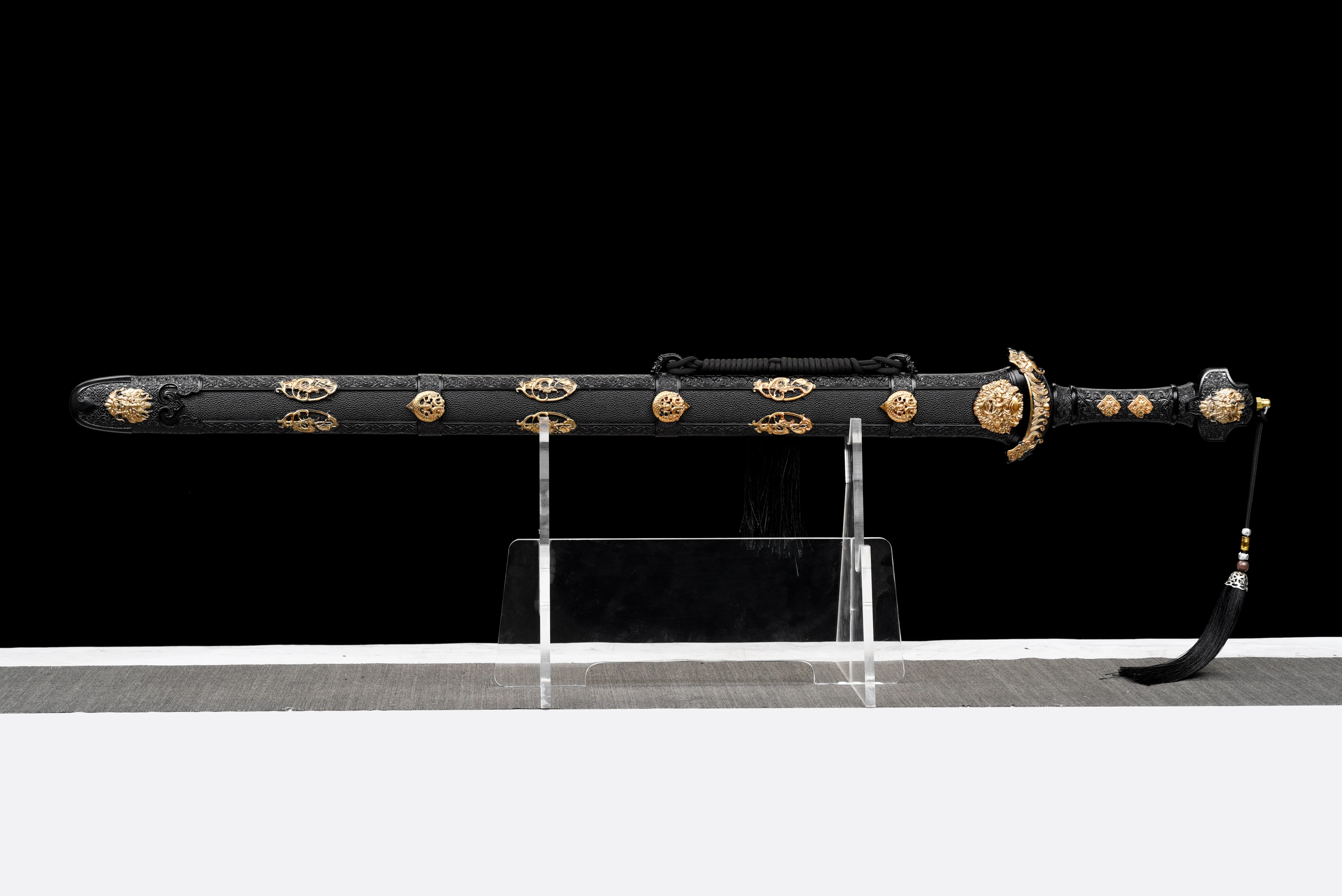Warcraft Samurai Sword European Knights Templar, Damascus Steel Sharp single-handed Century Sword katana role-playing, gifts,