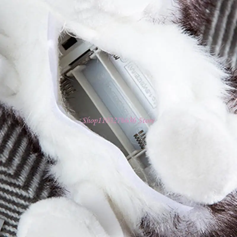 R6FD Symulowany szczeniąt Puppy Chalk Bark Electric Electric Walking Dog Toy