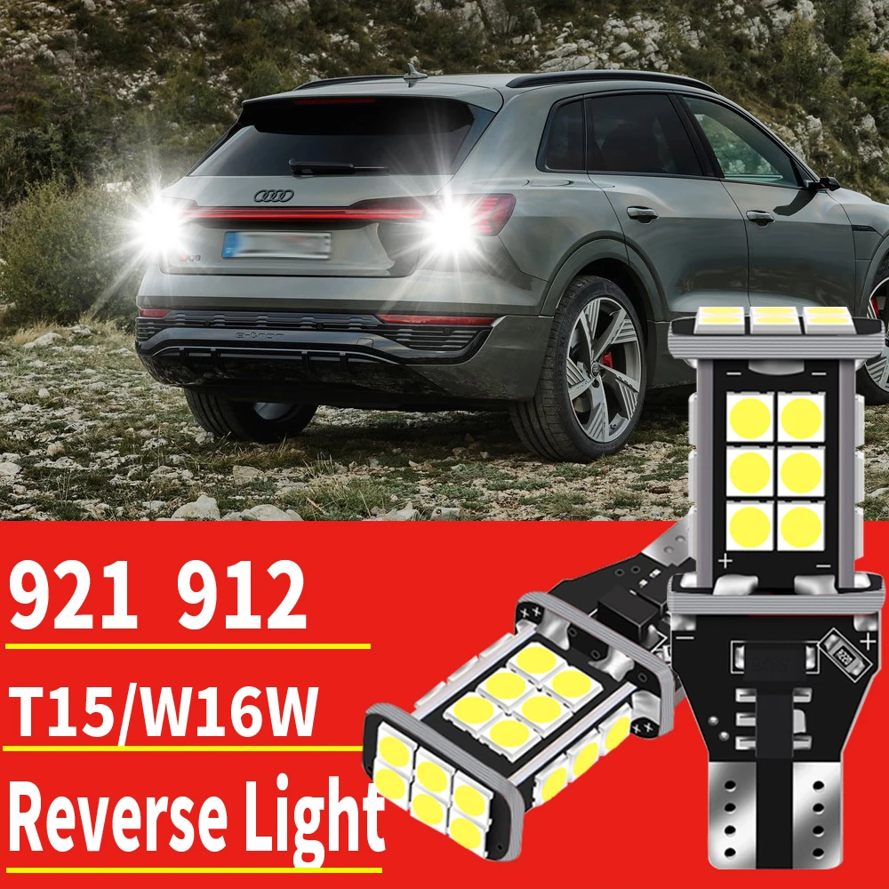 2x W16W T15 192 LED Reverse Light Blub For Opel Agila B Ampera Antara A Astra J K Cascada Corsa F Grandland X Insignia Meriva