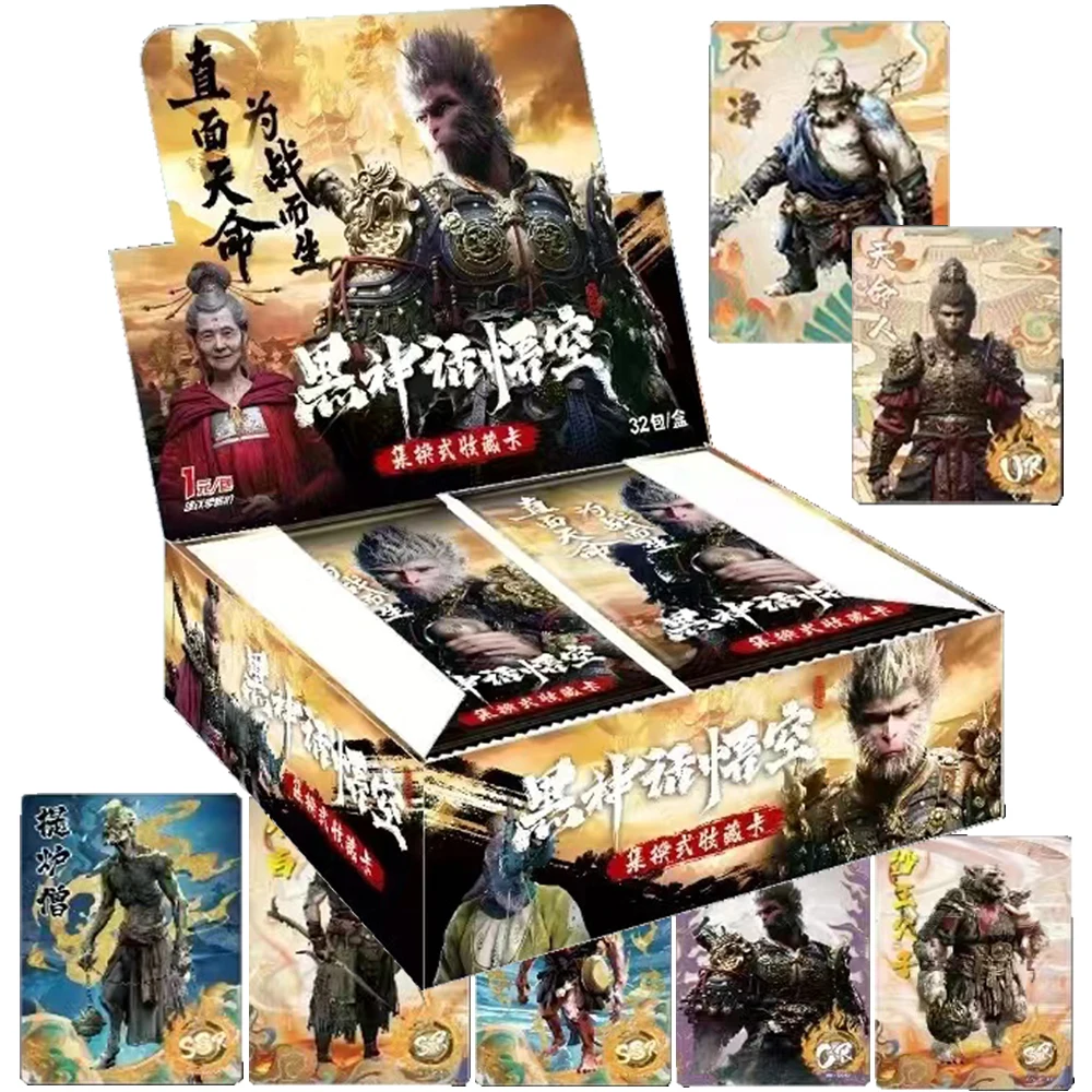 

Wholesale Black Myth Wukong Card For Children 3A Action Popular Adventure Monkey Sun Limited Game Collection Card Kids Toys