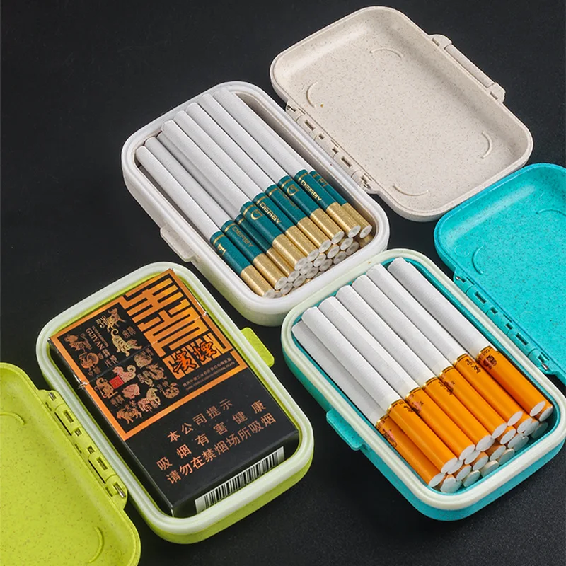 Portable Cigarette Case Sealed Tobacco Case 25 Pieces Cigarete Case Moisture-proof and Pressure-proof Smoking Accessories