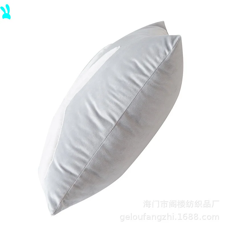 Lovely Wind Rabbit Cushion Covers Soft Plush Pillowcases 45x45cm Solid Color Ultra Soft Throw Pillows Case