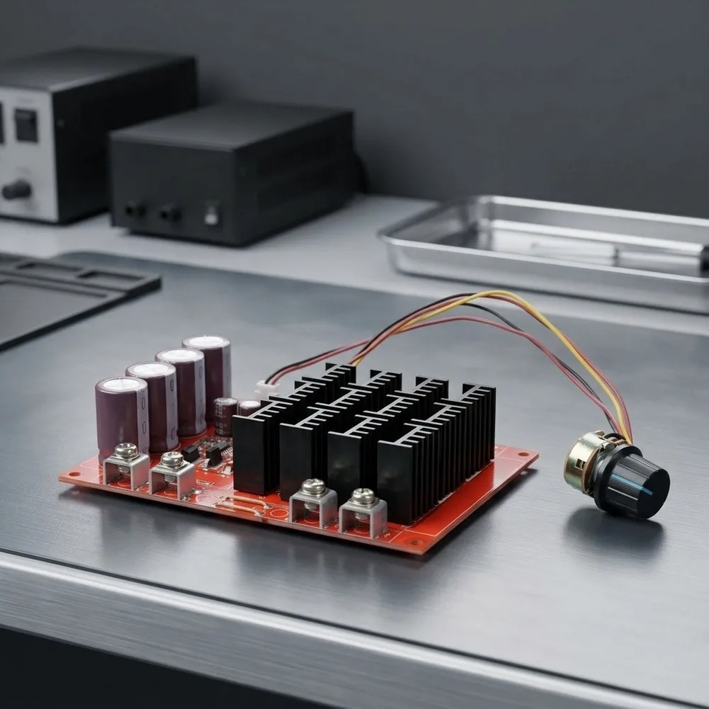 60A For PWM Control Module 3KW for 12V 24V 36V 40V 48V 50V DC Motors Pumps Stable Operation up to 30A Continuous