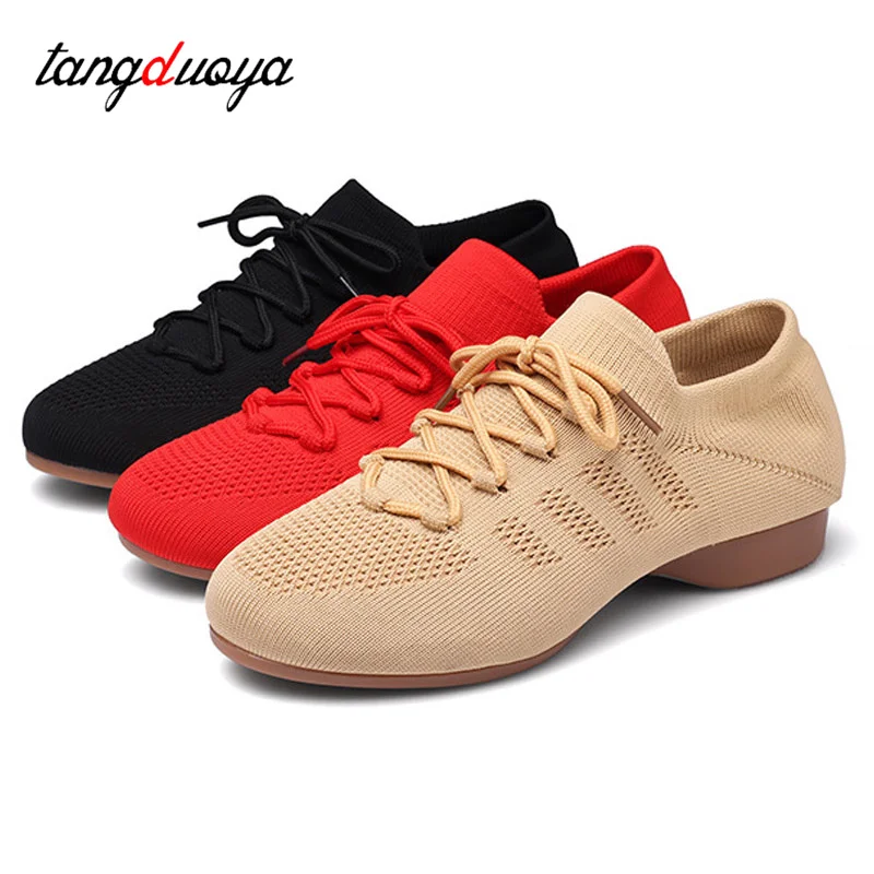 High quality jazz dance shoes Dance Training Shoe Women Dance sports shoes professional Ballroom Modern Salsa Practise Shoes