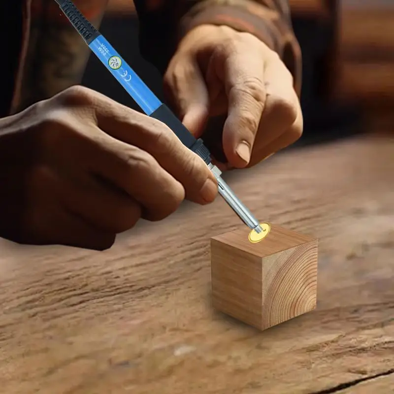 مجموعة حرق الخشب مع طوابع الحروف نحت مجموعة الأبجدية الخشب 56 قطعة حرق عدة أدوات حرفية مريحة رمز رقم الساخن #2