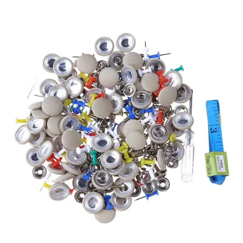 10/30/60Pcs Auto Innen Dach Schnallen Dachhimmel Decke Tuch Befestigungs Schraube Pflege Stoff Schnalle Nieten Retainer kappe Reparatur Werkzeuge