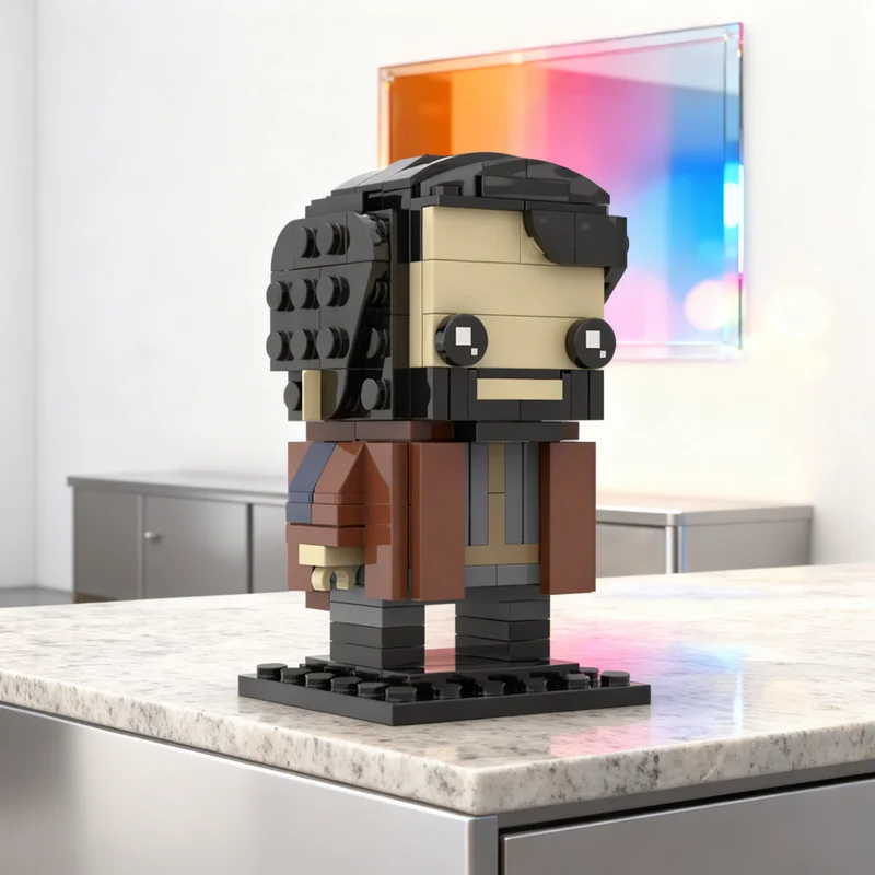 

170pcs MOC Cassian Andor Brickheadz Model Building Blocks Creative Display Gift Collectible Decor Kids Premium Adult Desk Home