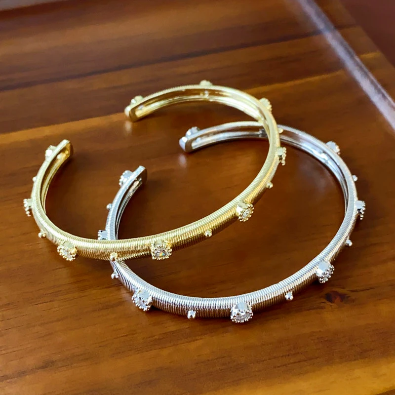 Zircon Retro Bracelet for Women Europe and The United States Light Luxury Temperament Bracelets Fashion New Accessories Gifts