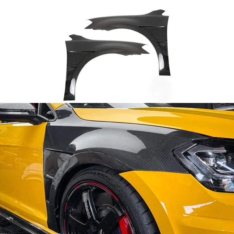 

Carbon Fiber Side Bumper Fender Air Vent Splitters For Vw Golf7 Mk7 Mk7.5 Side Vent Air Flow Fender Intake Body Kit