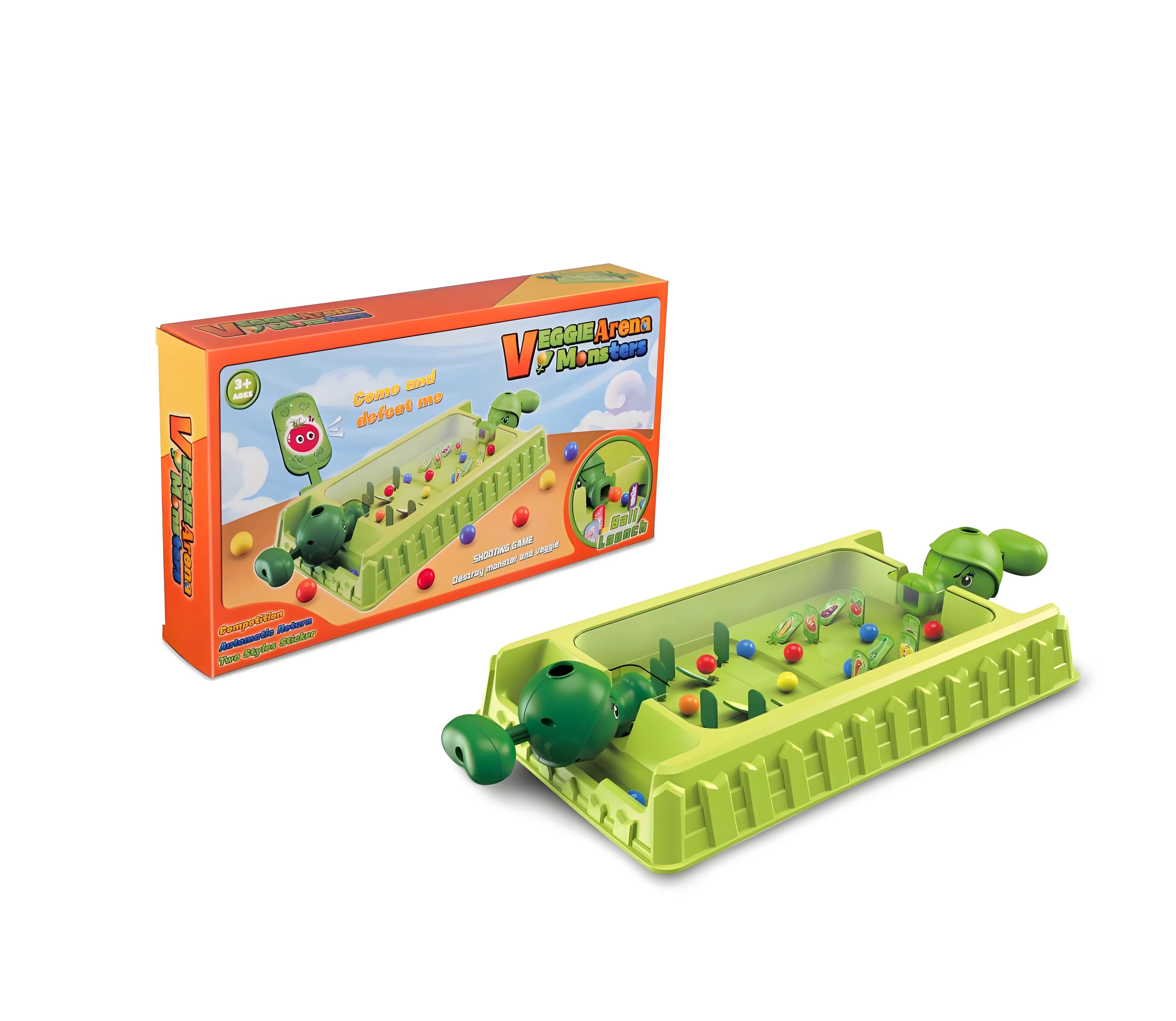 

Интерактивная игра Vegetables PK Monsters, зеленая, арена двойного игрока, семейное время