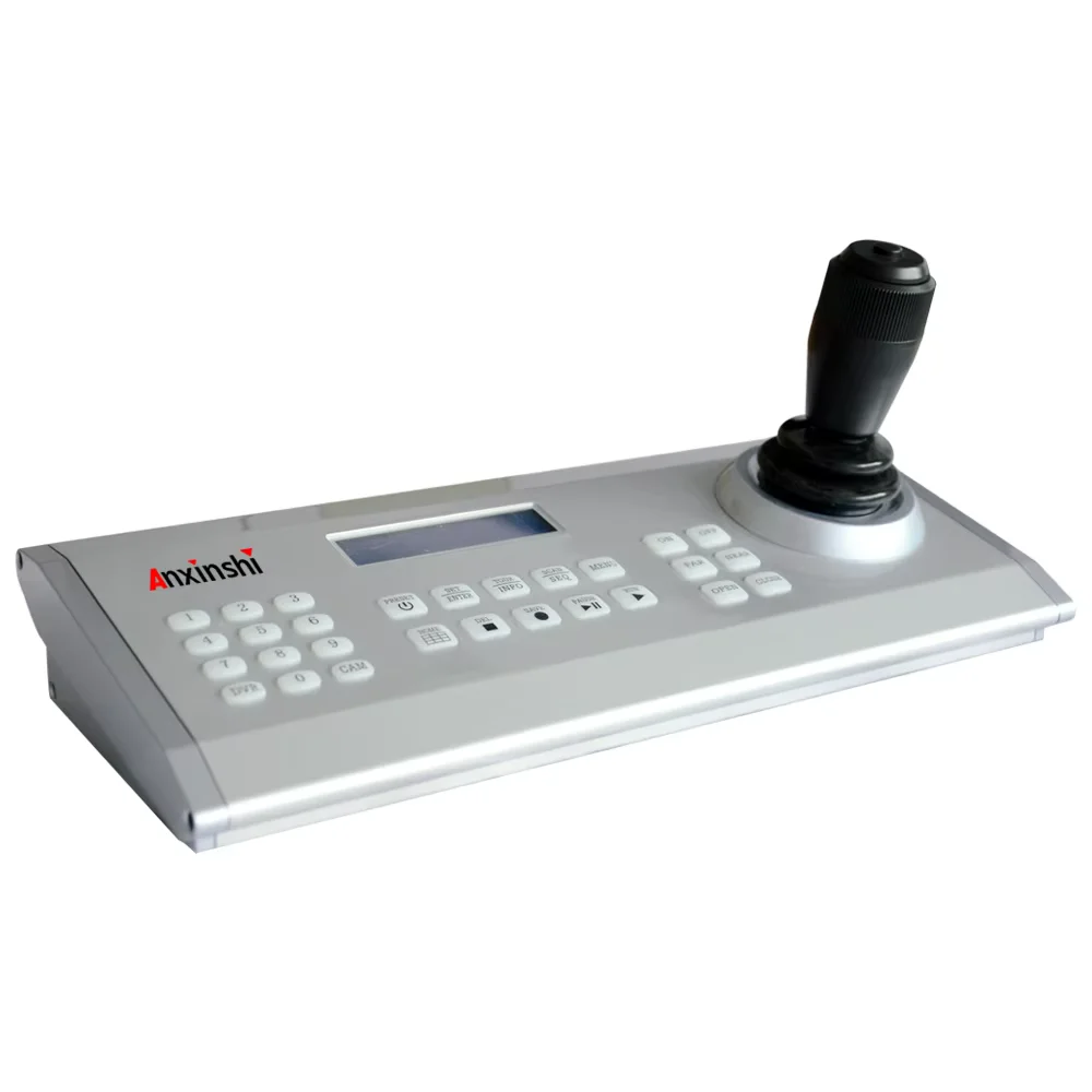 

Anxinshi PTZ USB Keyboard Controller With 4D Joystick to Control Polycom Video Conference Camera via RS232 PTZ Polycom EagleEye