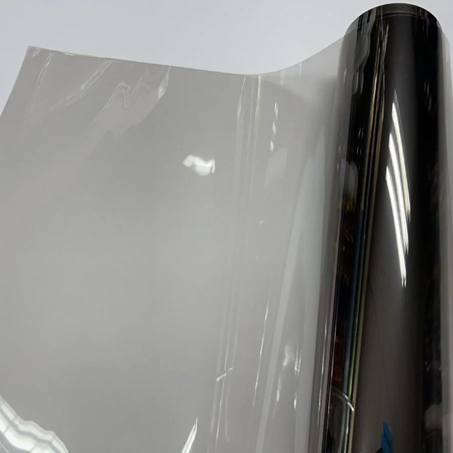 자동차 창문 색조 필름, 전면 측면 유리 창문 필름, VLT 70% 롤, 1 PLY, 자동차 집, 상업용 태양 보호, 회색, 50x300cm
